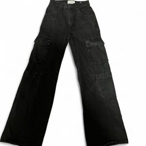 Cotton On Black Wide Leg Jeans